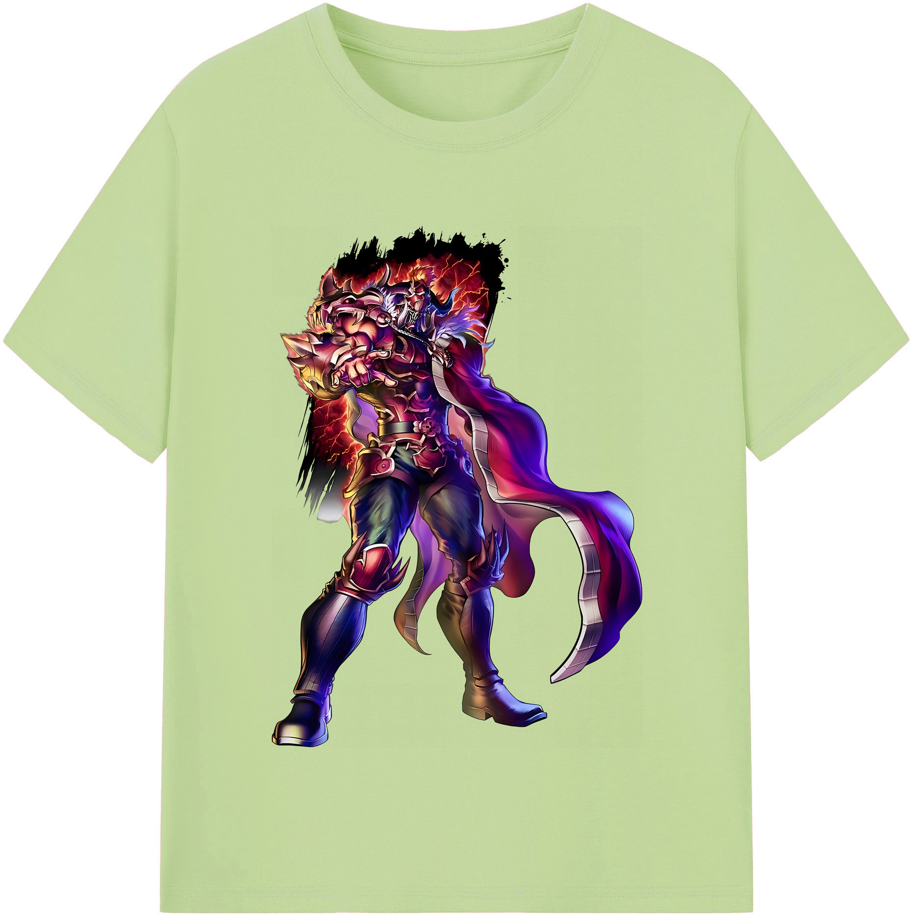 （画像用） 北斗の拳 Fist of the North Star 綿100％半袖Tシャツ（フロントプリント）